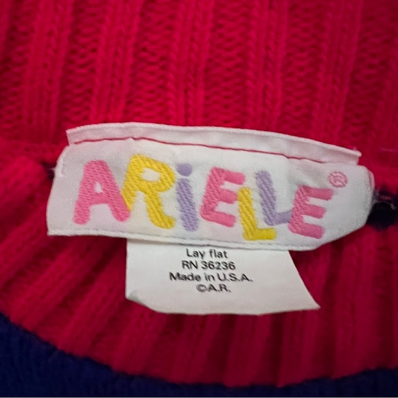 RARE 80’s Vintage Arielle Sweater - Picture 4 of 5